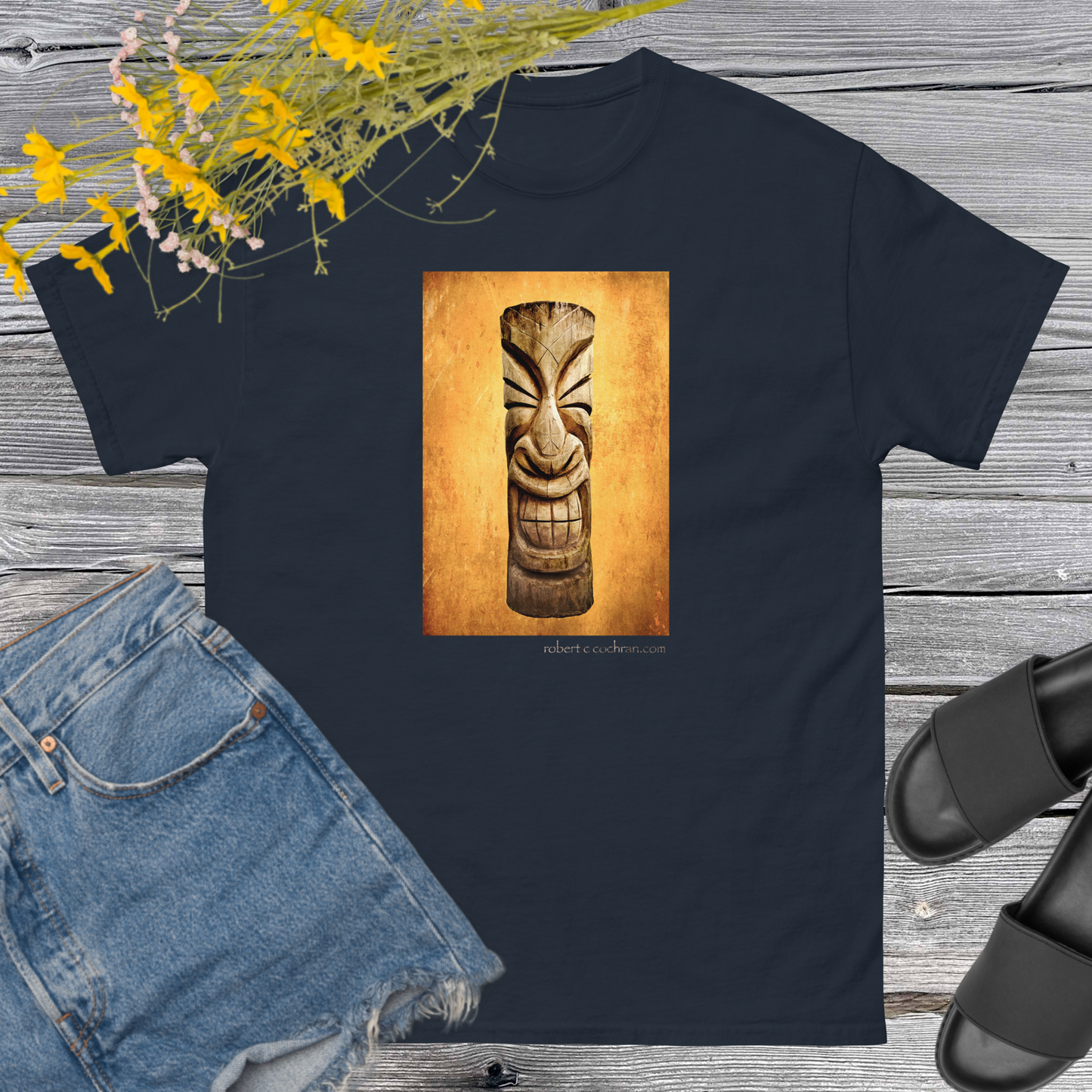 Grinning Tiki Unisex classic tee