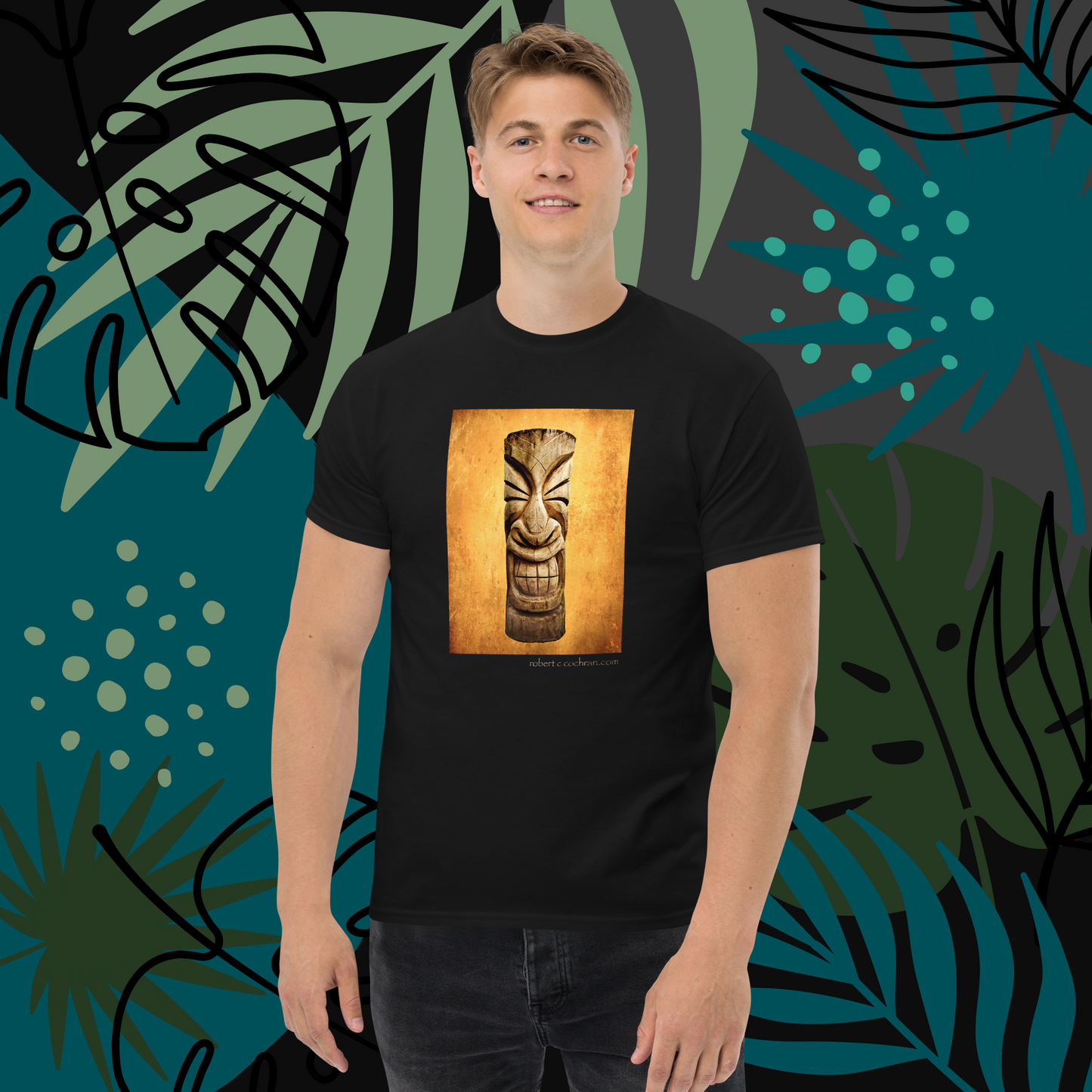 Grinning Tiki Unisex classic tee