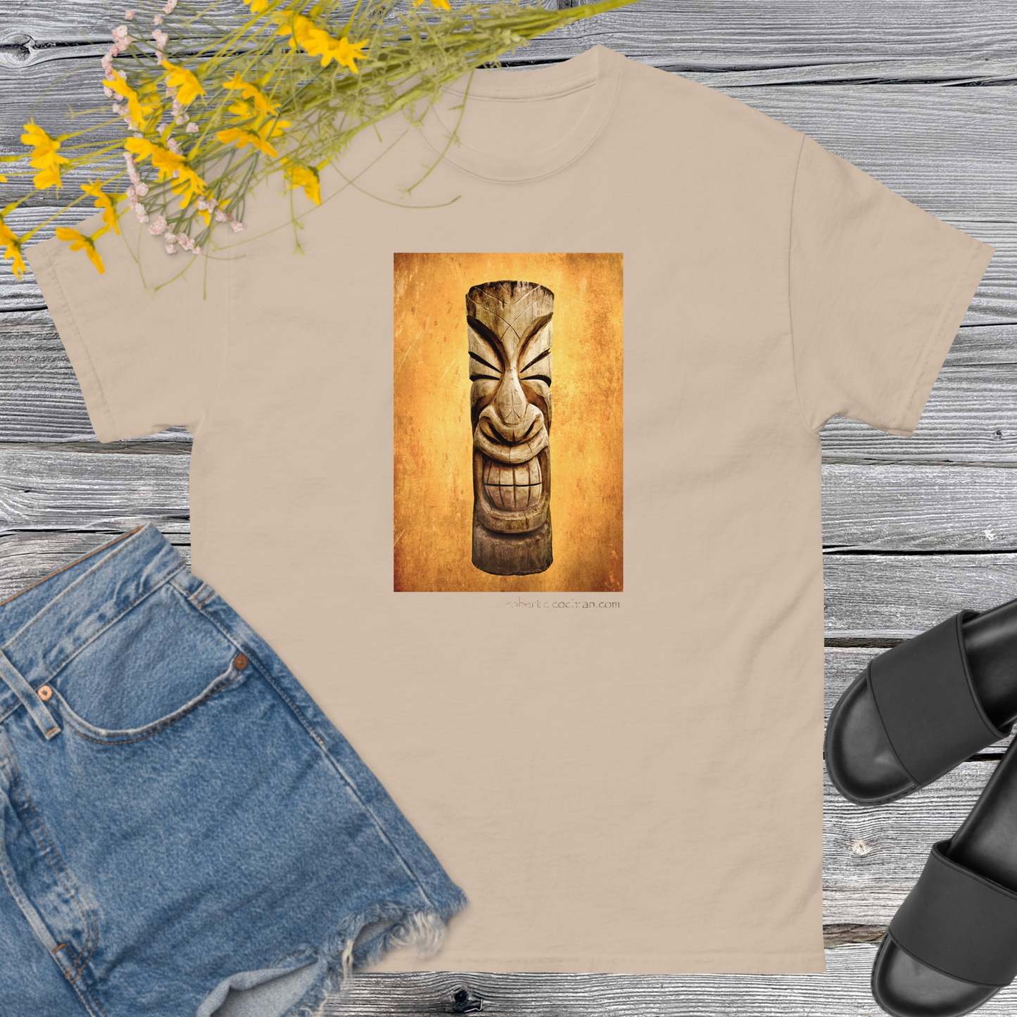 Grinning Tiki Unisex classic tee