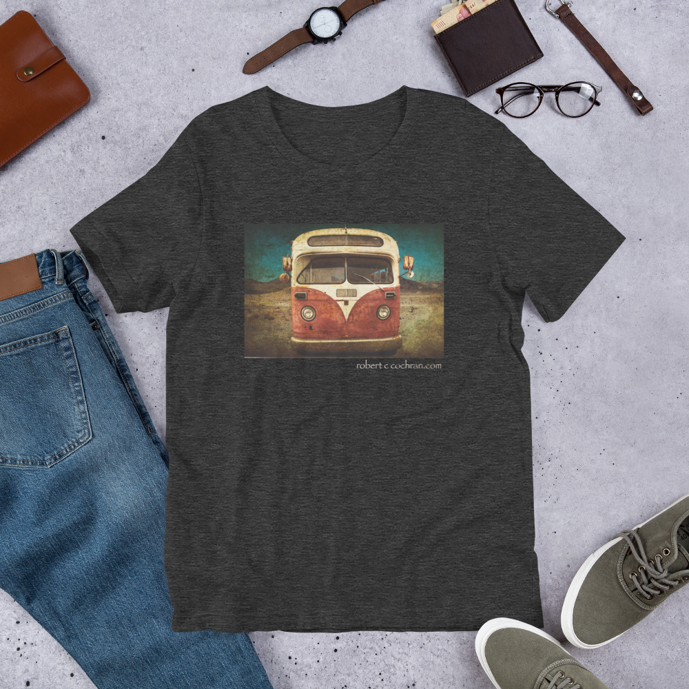 Bus In The Desert_Unisex t-shirt